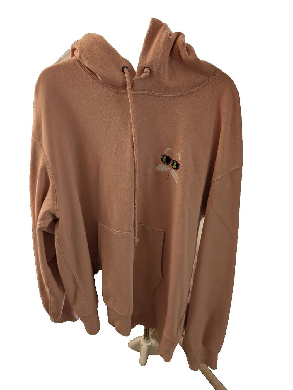 Pink Hoodie Master Roshi Graphic Pullover Medium